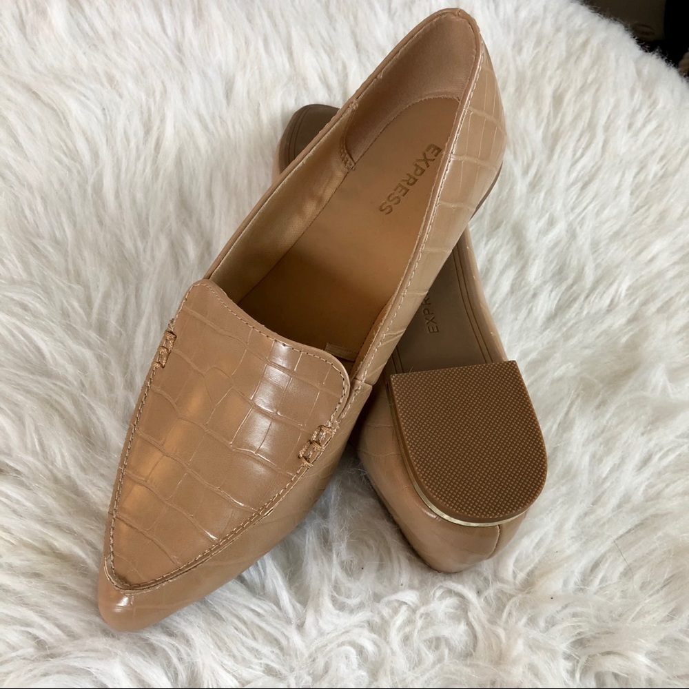 Express Lenox Loafers - Nude